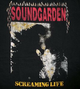 ★サウンドガーデン Tシャツ SOUNDGARDEN Screaming Life / Total Godhead - L 正規品 グランジ nirvana grunge kurt cobain