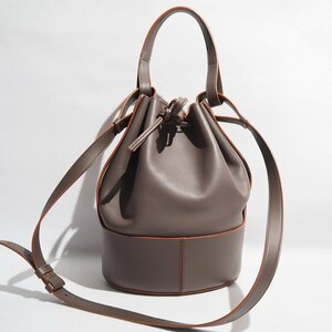 M9551P　▼LOEWE ロエベ▼　Balloon Bag バルーンバッグ トープ / 2way ショルダーバッグ 巾着 レザーバッグ rb mks