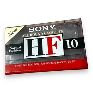 デッドストック SONY ソニー　HF10 TYPE1 ノーマル　ポジション　カラオケに最適　カセット　カセットテープ　年代物　当時物　10分