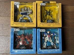 新品 未開封 非売品 超希少 4体セット!! 機動戦士Zガンダム ガンダムMK-II 百式 マラサイ ウェザリング＆ライトフィギュア PART1 パート2