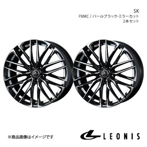 LEONIS/SK CR-Z ZF1/ZF2 アルミホイール2本セット【16×6.5J 5-114.3 INSET53 PBMC】0039053×2