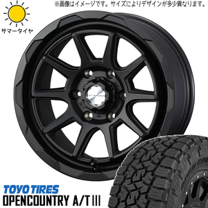 新品 スズキ ジムニーシエラ 195/80R15 15インチ オープンカントリー A/T3 MV06 6.0J ±0 5/139.7 サマータイヤ ホイール 4本SET