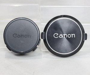 030172 【良品 キヤノン】 Canon FD レンズリアキャップ＆FD C-55レンズキャップ