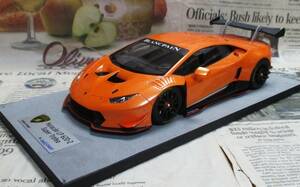 ★絶版☆LOOKSMART*1/18*Lamborghini Huracan LP 620-2 Super Trofeo オレンジ≠BBR,MR