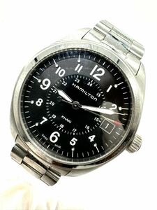 HAMILTON KHAKI ハミルトン カーキ フィールド メンズ クオーツ腕時計 H685510 ブラック 