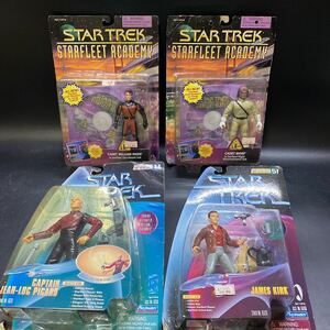 未開封 STAR TREK スタートレック JAMES KIRK/Starfleet academy 宇宙 艦隊 アカデミー フィギュア 4種セット Playmates 稀少 激レア