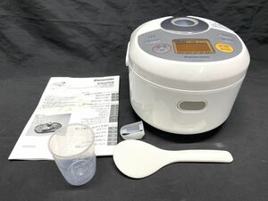 【D768】未使用 保管品 Panasonic パナソニック IHジャー炊飯器 SR-KG051 2012年製 蓄熱ダイヤモンド釜 3合炊き/説明書付き b