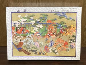 フィルム未開封 花暦 手すき 和紙 友禅染 技法 東聖観 ジグソー パズル JIGSAW PUZZLE MADE IN JAPAN 日本製 1000ピース アップルワン