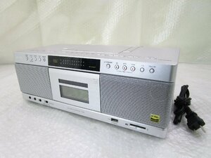 ◎TOSHIBA 東芝 Aurex ハイレゾ対応 SD/USB/CDラジオカセットレコーダー TY-AK2 2021年製 w529