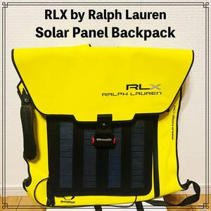 【レア品】RLX by Ralph Lauren Solar Panel Backpack ラルフローレン ソーラー パネル バックパック バッグ リュック