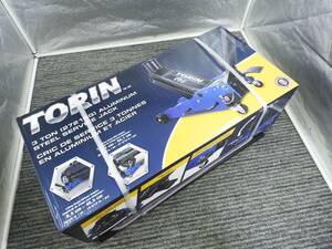 【新品】TORIN トリン★3トン アルミハイブリッドジャッキ 最大荷重3000kg 底床ガレージ フロアジャッキ フットペダル付★未開封品 NR1442