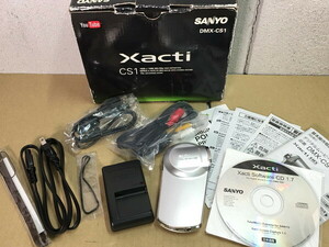 SANYO DMX-CS1 デジタルムービーカメラ Xacti ザクティ 簡易動作OK C50