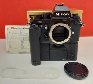 ■防湿庫保管品 美品 Nikon F3P HP ハイアイポイント フィルムカメラ 一眼レフカメラ ボディ シャッター、露出計OK MD-4 ニコン