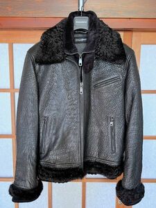 新品 20AW DOLCE&GABBANA レイヤード ムートンジャケット 48