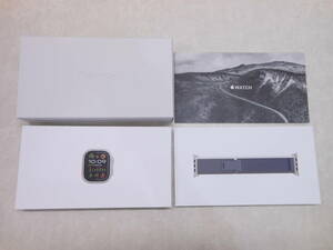 新品未使用品♪#30864 Apple Watch Ultra 2 GPS+Cellularモデル 49mm A2986 MRF43J/A グリーン/グレイトレイルループ M/L チタニウム