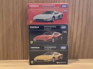 未開封 トミカプレミアム #06 フェラーリ テスタロッサ 発売記念仕様版 通常版 タカラトミーモールオリジナル版 3台セット