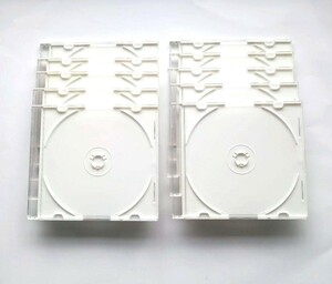 CDケース　DVDケース　空ケース　10枚セット　薄型　厚さ５㎜　中古　CD収納ケース　DVD収納ケース　プラケース　808番