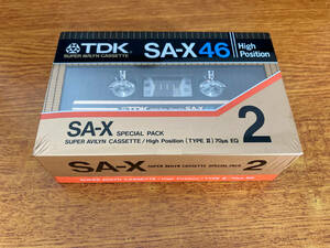 在庫6 カセットテープ TDK SA-X 2本 00251