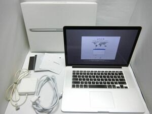 Apple MacBook Pro 15.4inch A1398 Core i7 2.6GHz/16GB/SSD 500GB 動作良好 正常動作確認済み／YJ240322001