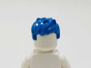 【新品未使用】レゴ　LEGO　ミニフィグ　ヘアー　ヘア　ショート　ブルー　青