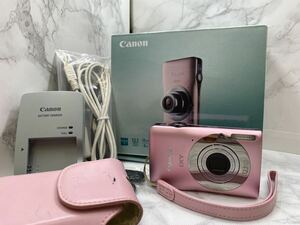 44725【自宅保管品】Canon IXY 200F キャノン コンパクトデジカメ ピンク 箱付