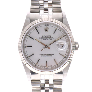 【中古】｜ROLEX ロレックス 16234 デイトジャスト T番 ホワイト