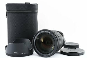 SIGMA 17-50mm f/2.8 EX DC OS HSM Nikon Fマウント [美品] レンズフード ケース付き 大口径標準ズーム 手ぶれ補正