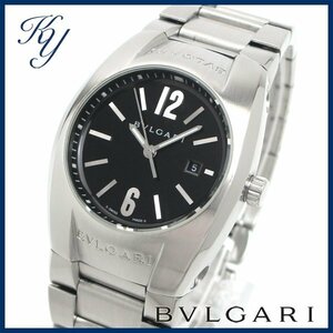 1円～ 3ヶ月保証付き 磨き済み 美品 本物 定番 人気 BVLGARI ブルガリ エルゴン EG30S ブラック レディース 時計