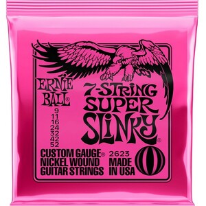 7弦用 ERNIE BALL #2623 7-String Super Slinky 009-052 アーニーボール エレキギター弦