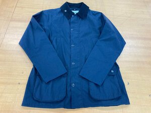 【★35-2729】■中古■Barbour ジャケット　サイズ40 BEDALE 　2101028 ネイビー（9616）