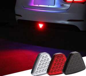 新品　高品質F1バックフォグ　20発高輝度LED使用　軽量化薄型　12V 車＆バック汎用　カバー色選択可能 送料無料