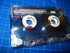  貴方今回は裸の私　 カセットテープ　AXIA　A1　Type1　ノーマル　60分 1本 爪あり　　No.9071