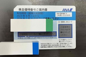 【即決】ANA株主優待券　1～9枚　2024年5月31日まで 番号通知のみ　⑧