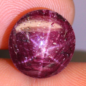 【超大粒天然スタールビールース 21.57ct:7325】非加熱 タンザニア産 Natural 6Rays Star Ruby 裸石 宝石 コランダム jewelry Tanzania