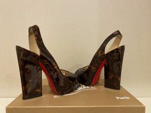 超美品♪Christian Louboutin (クリスチャン ルブタン)NEW MARPOIL ハイヒール パテントヒール♪