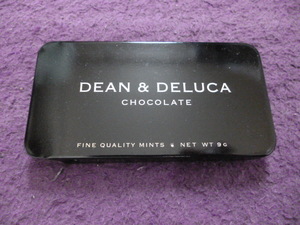 ディーン＆デルーカ　DEAN&DELUCA　チョコレートミント缶　黒