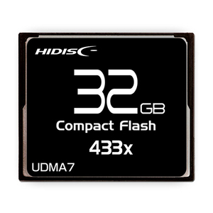 HIDISC CFカード 32GB 433x Read65MB/s MLCチップ搭載 HDCF32G433XJP3 /l