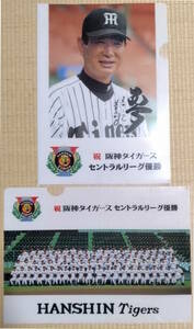 【値下げ】2003年阪神タイガースリーグ優勝クリアファイル　２点セット