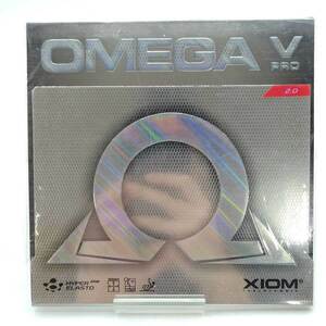 【中古・未使用品】エクシオン オメガ V プロ 卓球ラバー OMEGA V PRO 赤 2.0 XION