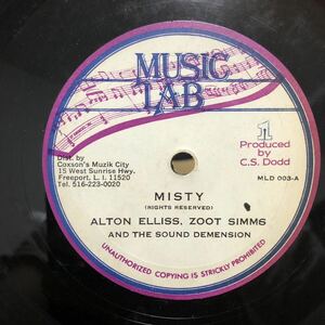 Alton Elliss* / Zoot Simms / Barry Brown Misty / Give Lovers Rock Reggae Dub オルガンバー dubレゲエ ダブ music lab