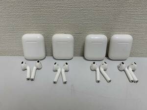 【SPM-4233】1円～ Apple アップル AirPods エアポッズ 本体のみ イヤホン付き A1602 4個セット 通電のみ確認 ワイヤレスイヤホン 