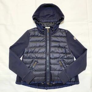 【最安値】MONCLER モンクレール フード パーカー ネイビー XS