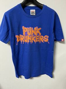 パンクドランカーズ ロゴTシャツ サイズM PUNKDRUNKERS 背面プリント有り