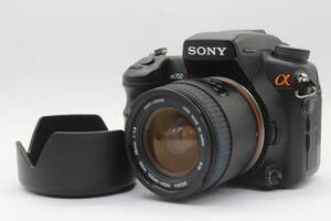 【返品保証】 ソニー SONY α DSLR-A700 Sigma High-Speed Wide 28mm F1.8 Multi-Coated デジタル一眼 ボディレンズセット v108