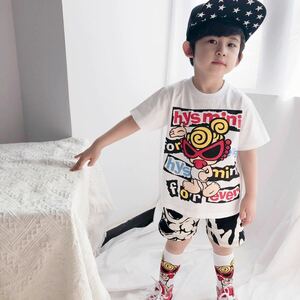 ヒスミニ　人気半袖Tシャツ　キッズ用