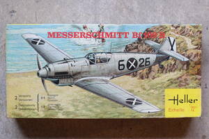 A50 Heller エレール 当時物 未組立 1/72 スケール Messerschmitt Bf109B メッサーシュミット プラモデル プラモ 戦闘機 航空機