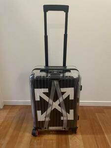 美品 オフホワイト リモワ off-white RIMOWA スーツケース