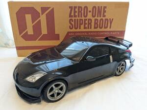 [SK75-p48] 屋外未走行 動作OK! 1/10 RCカー 日産 フェアレディ 240ZG ワイドトレッド ZERO-ONE SUPER BODY タミヤ TRU-01 組み立て済み