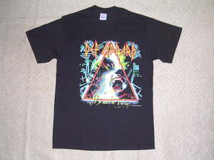 極美品 80s USA製 def leppard Hysteria TOUR japan Tシャツ L 黒 vintage 1987 デフレパード 日本公演 ツアーTシャツ