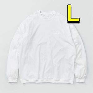 新品未開封　ENNOY エンノイ LONG SLEEVE HEM RIB TEE WHITE Lサイズ 白 長袖 ホワイト ロンT 即納